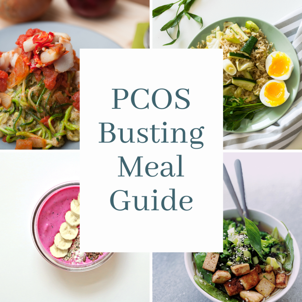 PCOS busting Meal Guide by Rebecca Karlin ND